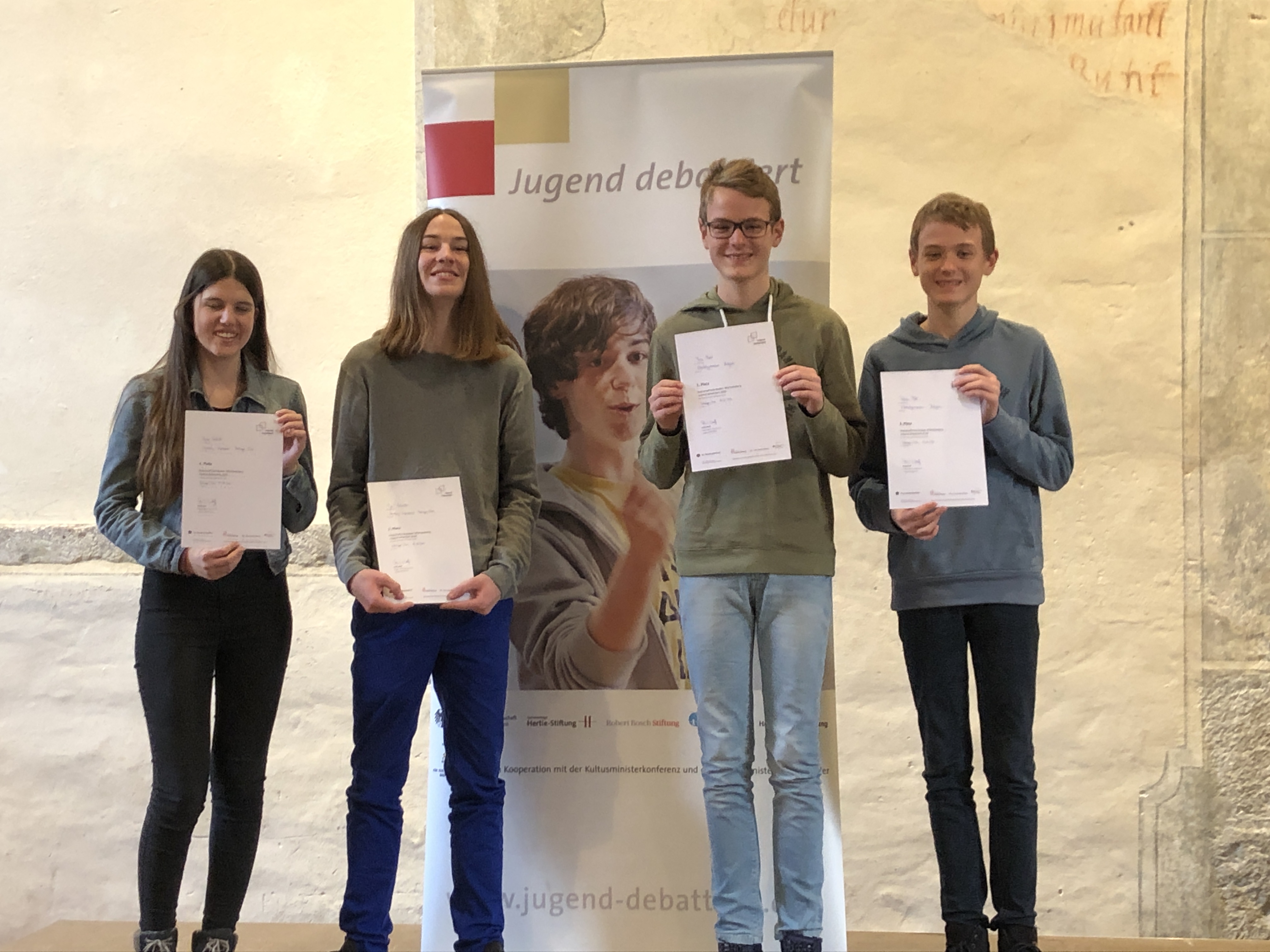 Rechts: Timo und Fabian Mahl von den Ellentalgymnasien