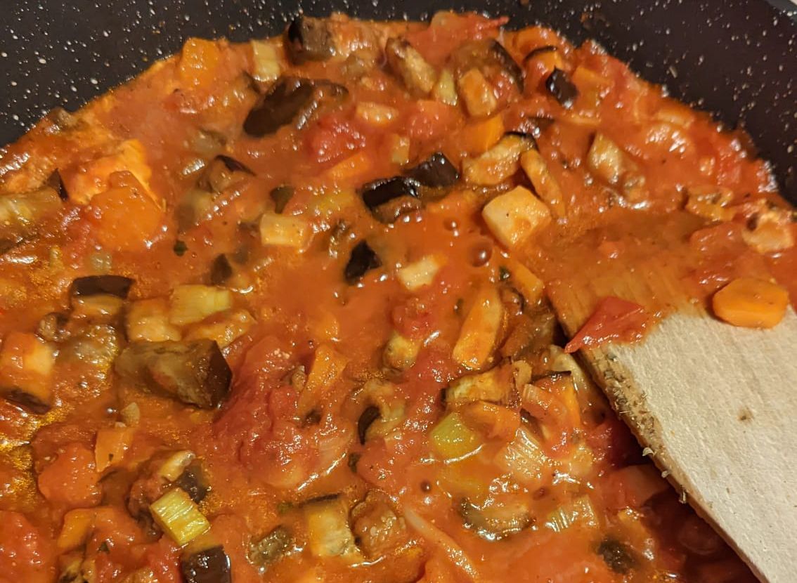 Leckere Gemüsesauce