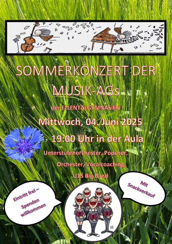 SOMMERKONZERT DER MUSIK-AGS