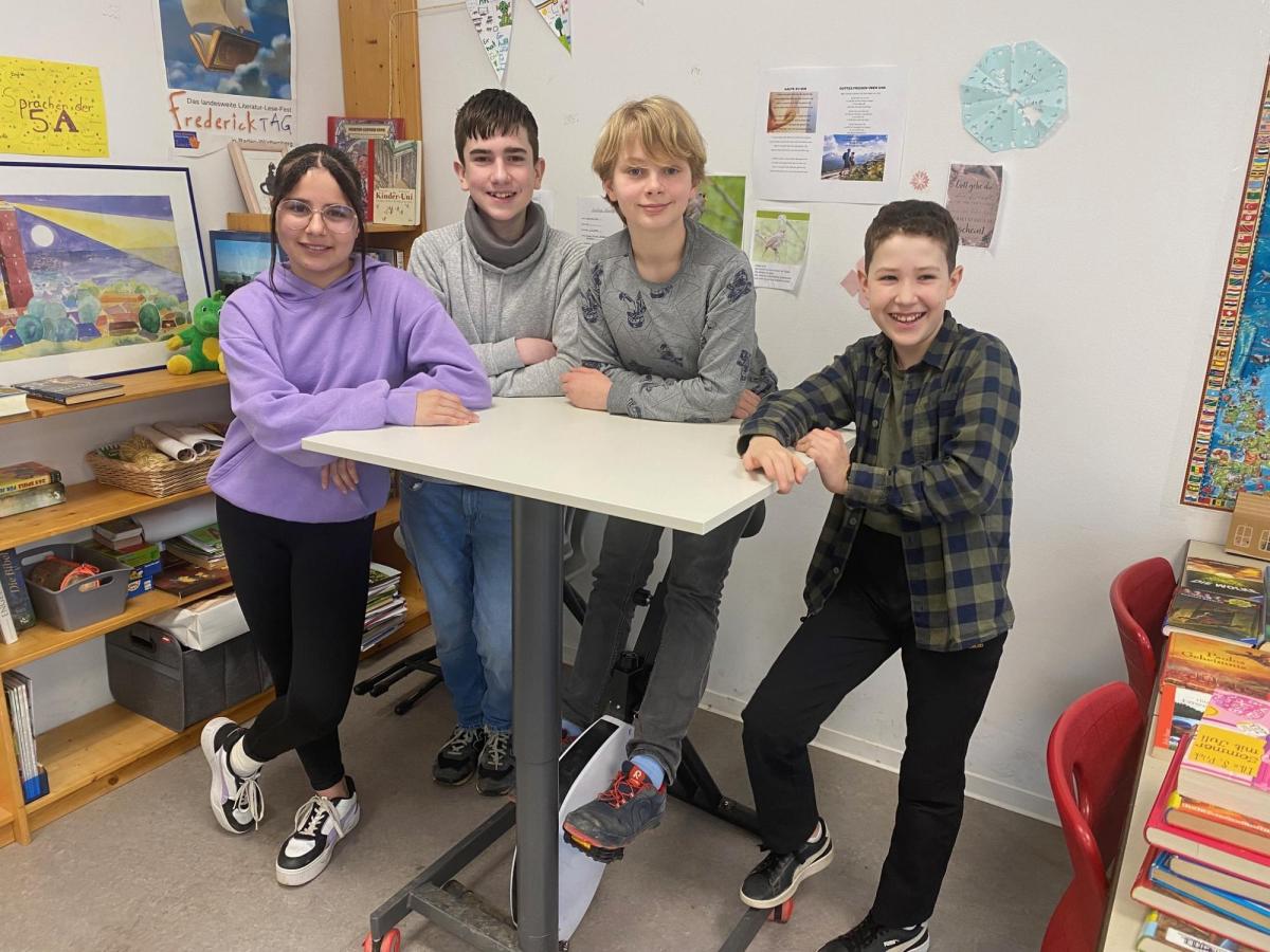 Deskbikes für bewegtes Lernen