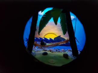 „Traumurlaub in der Kiste“ von Leonhardt Klassen, 6b