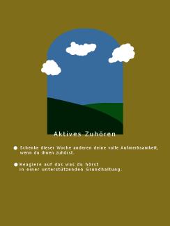 Bildimpuls "Aktives Zuhören" von Jannis Weiner