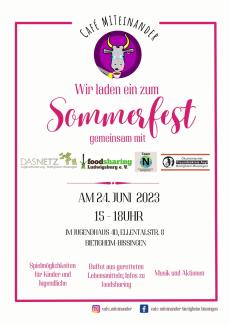 Einladung zum Sommerfest des Café MITeinander