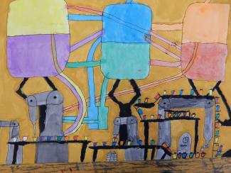 Farbenfabrik - Linus Paul, Klasse 5d