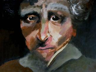 Portrait (Acryl auf Leinwand) - Melike Tasgin, J1