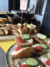 Und natürlich ein leckeres Buffet und
