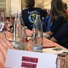 Bei der Siegerehrung