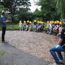 Besuch von Bürgermeister Wolf zur Übergabe der Grünen Meilen