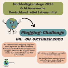 Plogging = Joggen dabei Müll sammeln