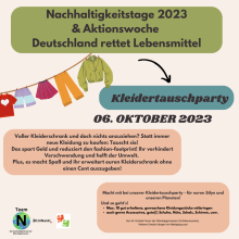 Kleidertauschparty am Fr., 06.10.