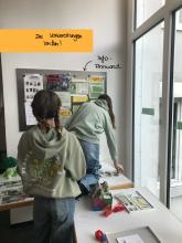 Aufbau unseres Infostands