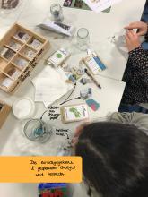 Und jetzt wird weiter gefüllt und geklebt.